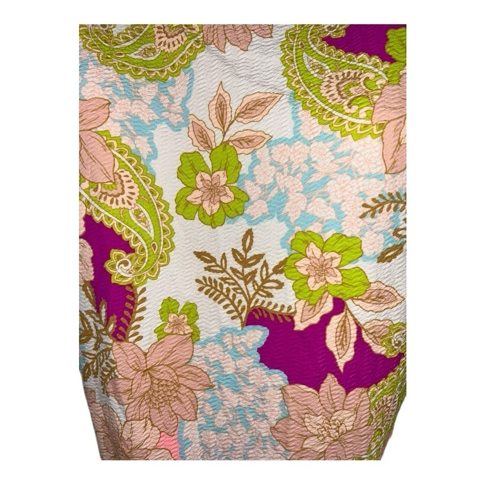 BREAKING WAVES Eco Floral Swimsuit with Vibrant Colors Size 3X NWT - Picture 4 of 12